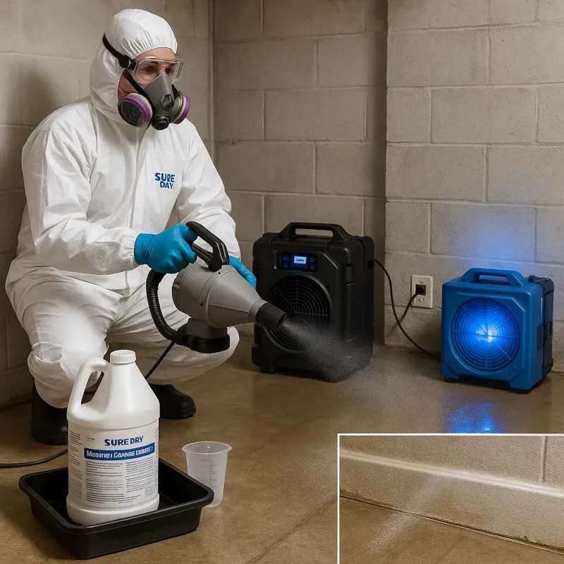 Sanitization and Odor Removal process in Crystal Springs, MS