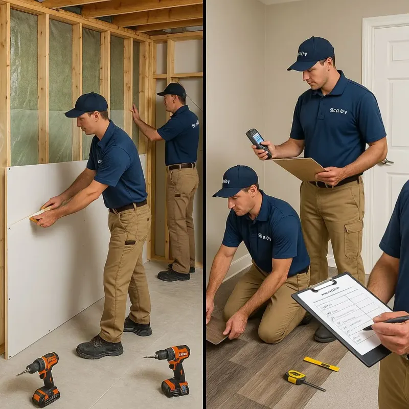 Repairs and Reconstruction process in Crystal Springs, MS
